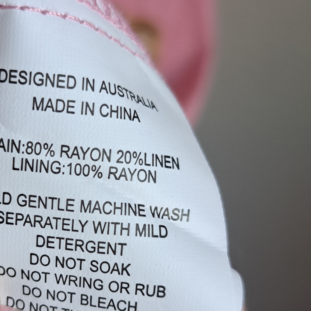 Label Of Love Pink Beach Lobster Shell Print Summer Midi Dress Size Large NWT - Picture 8 of 10